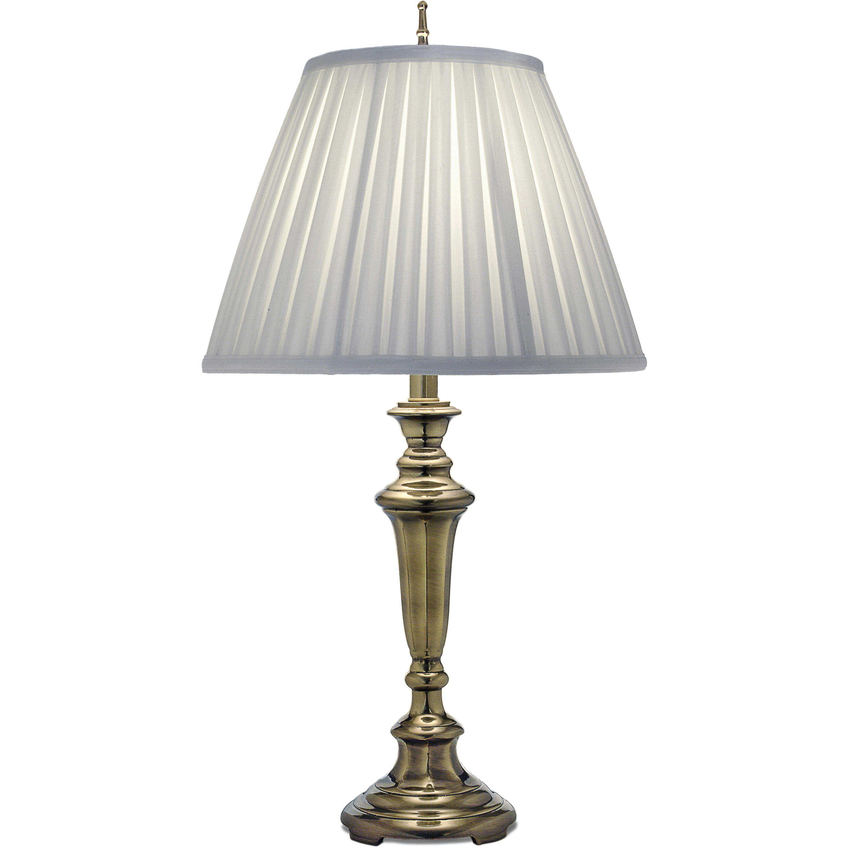 Ellie 29 inch 150 watt Burnished Brass Table Lamp Portable Light